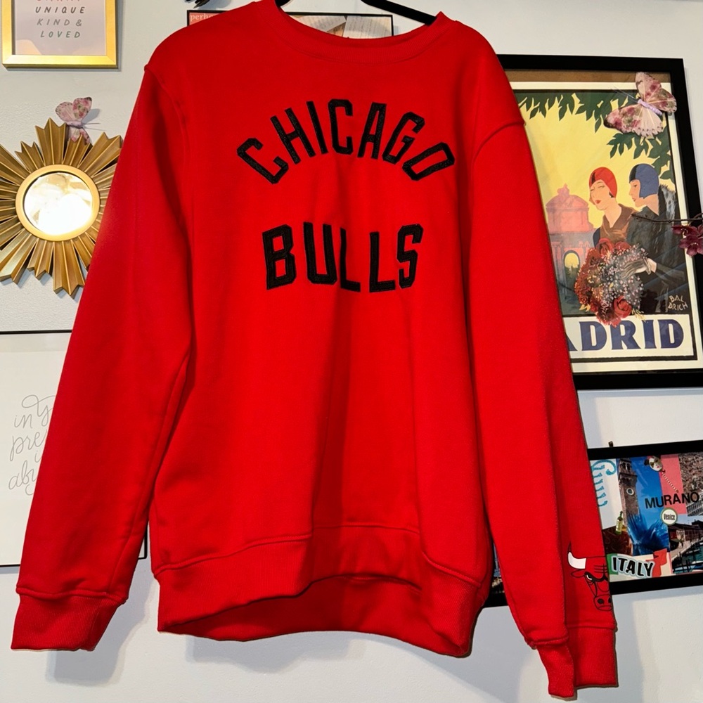Nike Chicago Bulls Red Men's Sweater